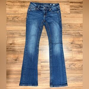 Miss Me Dark Blue Flare Jeans